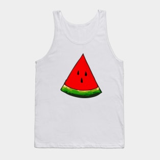 Triangular piece of watermelon Tank Top